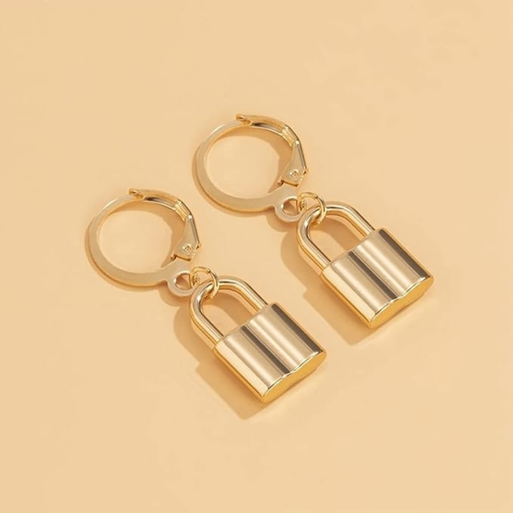 Lock Earrings